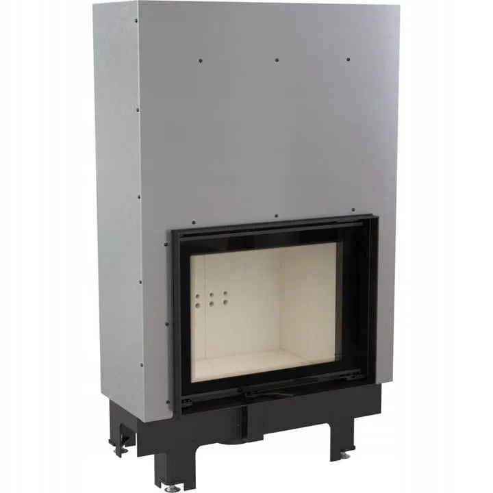 Kratki MBM CV inbouwhaard met glazen deur en metalen behuizing.