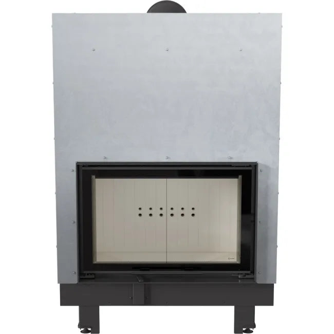 Kratki MBO inbouwhaard met glazen deur en metalen behuizing.