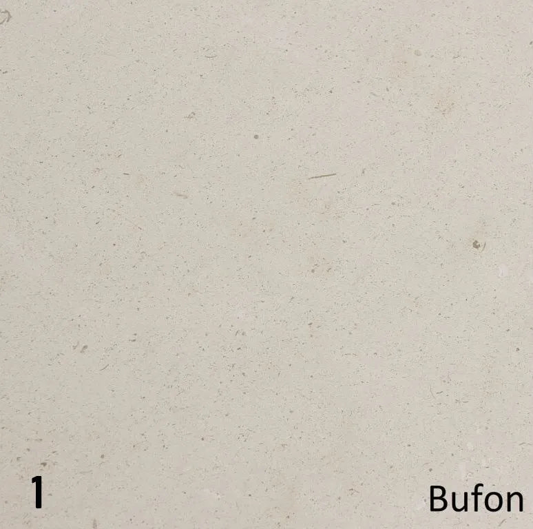 Beige natuursteen textuur van Schouw Liverpool, met subtiele vlekjes en insluitsels.