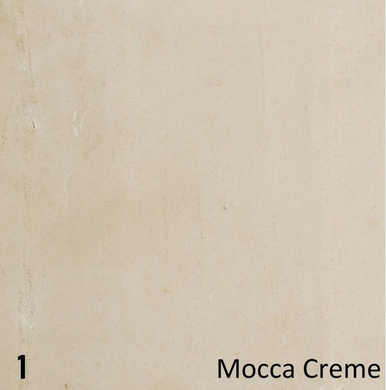 Schouw Stein variant t.b.v. vrijstaande kachel in de kleur Mocca Creme, met een beige tint.