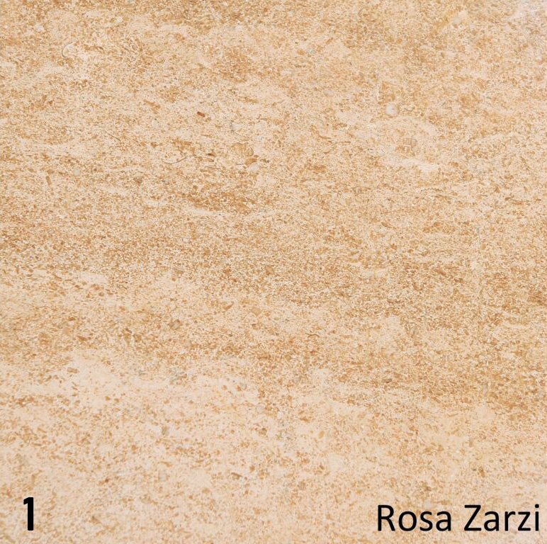 Schouw Stein variant t.b.v. vrijstaande kachel, beige en bruine textuur, Rosa Zarzi.