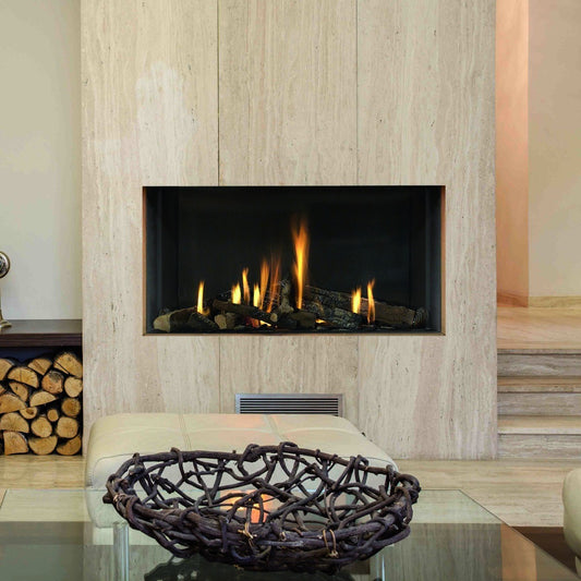 Element4 Modore 100 gashaard ingebouwd in een moderne woonkamer