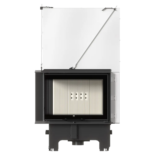 Balstil Milano 700/480 inzethaard met geopende deur, zichtbaar interieur en metalen behuizing