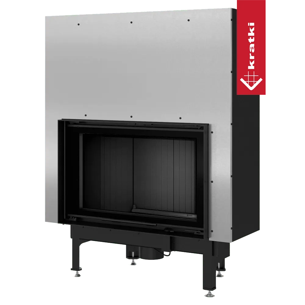 Kratki Nadia 12 kW inbouwhaard met modern ontwerp en hoge efficiëntie.