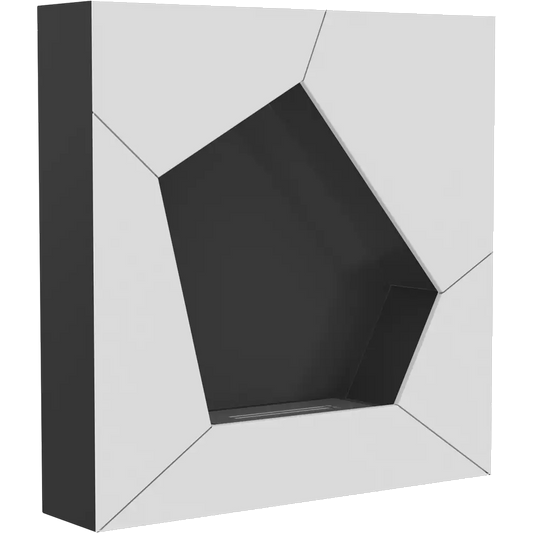 Kratki Ball TÜV wandhaard met geometrische witte omlijsting