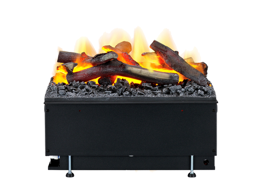 Dimplex Cassette 500 Projects Multi Colour Optimyst met houtblokken en vlammen