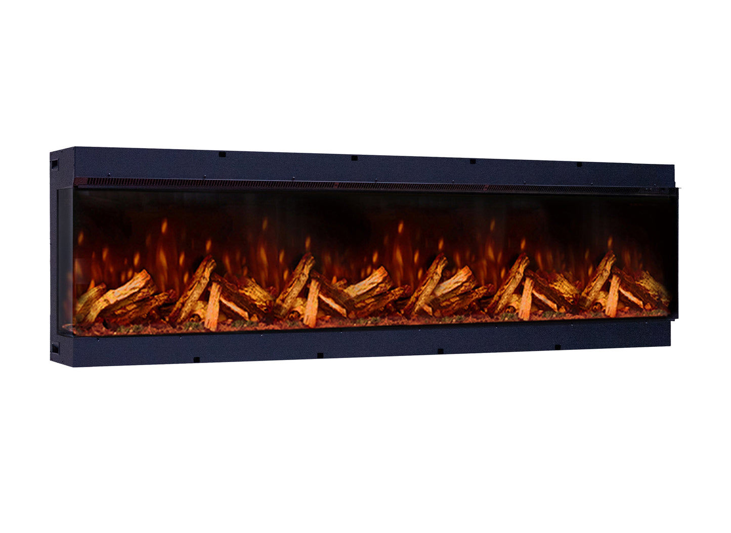 Fair Fires Tru Vizion Pano X 2000 elektrische haard met vlammen en houtblokken
