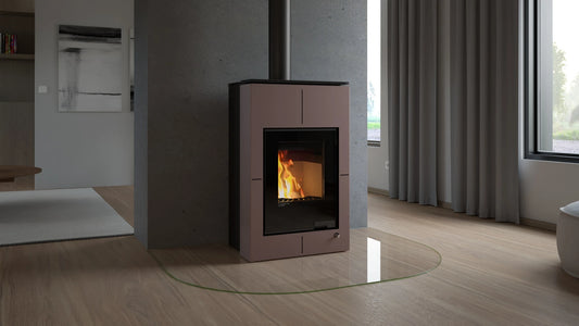 HS Flamingo Aquaflam Vario Saporo Aqua kachel in moderne woonkamer