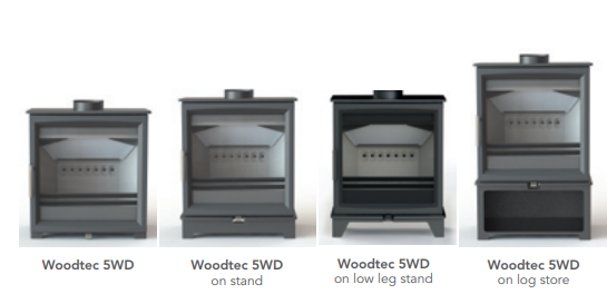 Charlton & Jenrick Fireline Woodtec 5WD varianten op witte achtergrond