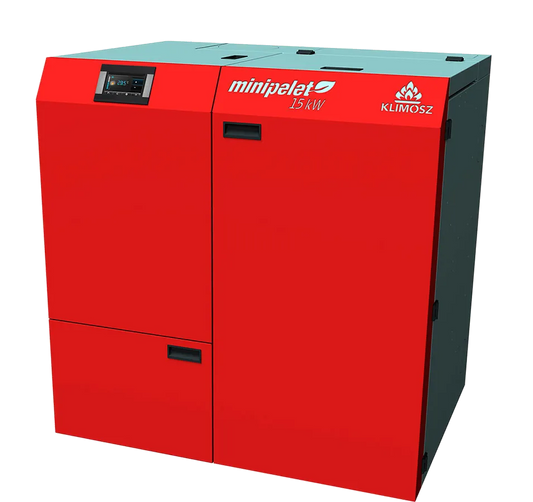 Klimosz Minipelet 15 pelletkachel in rood met display