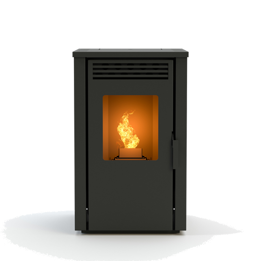 Duroflame Pelle pelletkachel met zicht op vlammen