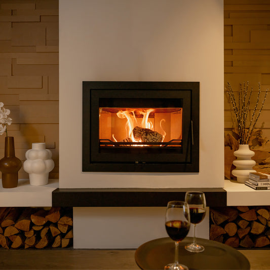 Wanders WAN-2075 Front inzet brandend in woonkamer
