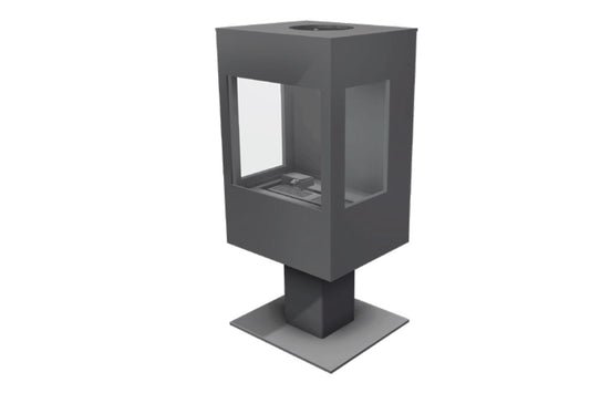 Wanders Onyx F gaskachel op witte achtergrond