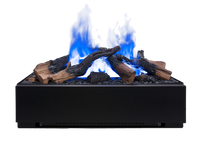 Dimplex Juneau Multi Colour XL elektrische haard met blauwe vlammen en houtblokken