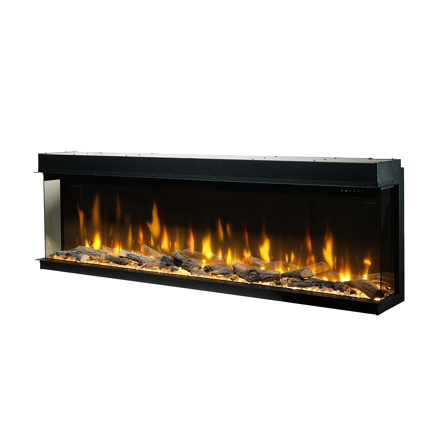 Dimplex Ignite Bold 74 elektrische haard met vlammen en houtblokken
