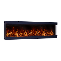 Fair Fires Tru Vizion Pano S 2000 elektrische haard met vlammen en houtblokken