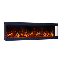 Fair Fires Tru Vizion Pano X 2000 elektrische haard met vlammen en houtblokken