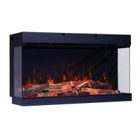 Fair Fires Tru Vizion Solution 1000 gashaard met vlammen en houtblokken