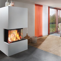 Spartherm Premium Triple 60x38x50 brandende haard in moderne woonkamer