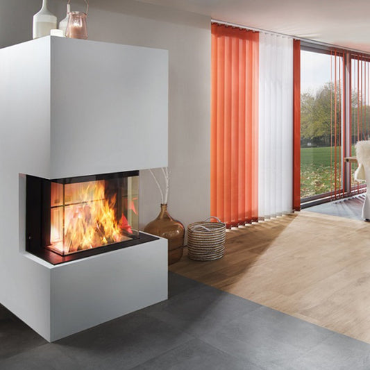 Spartherm Premium Triple 60x38x50 brandende haard in moderne woonkamer