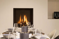 Element4 Cupido 60 CF gashaard in moderne eetkamer met gedekte tafel