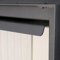 Kratki MBM close-up van metalen frame en klep