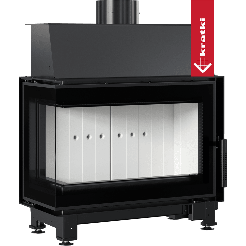 Kratki Simple S inzethaard met zwart frame en glazen ruit