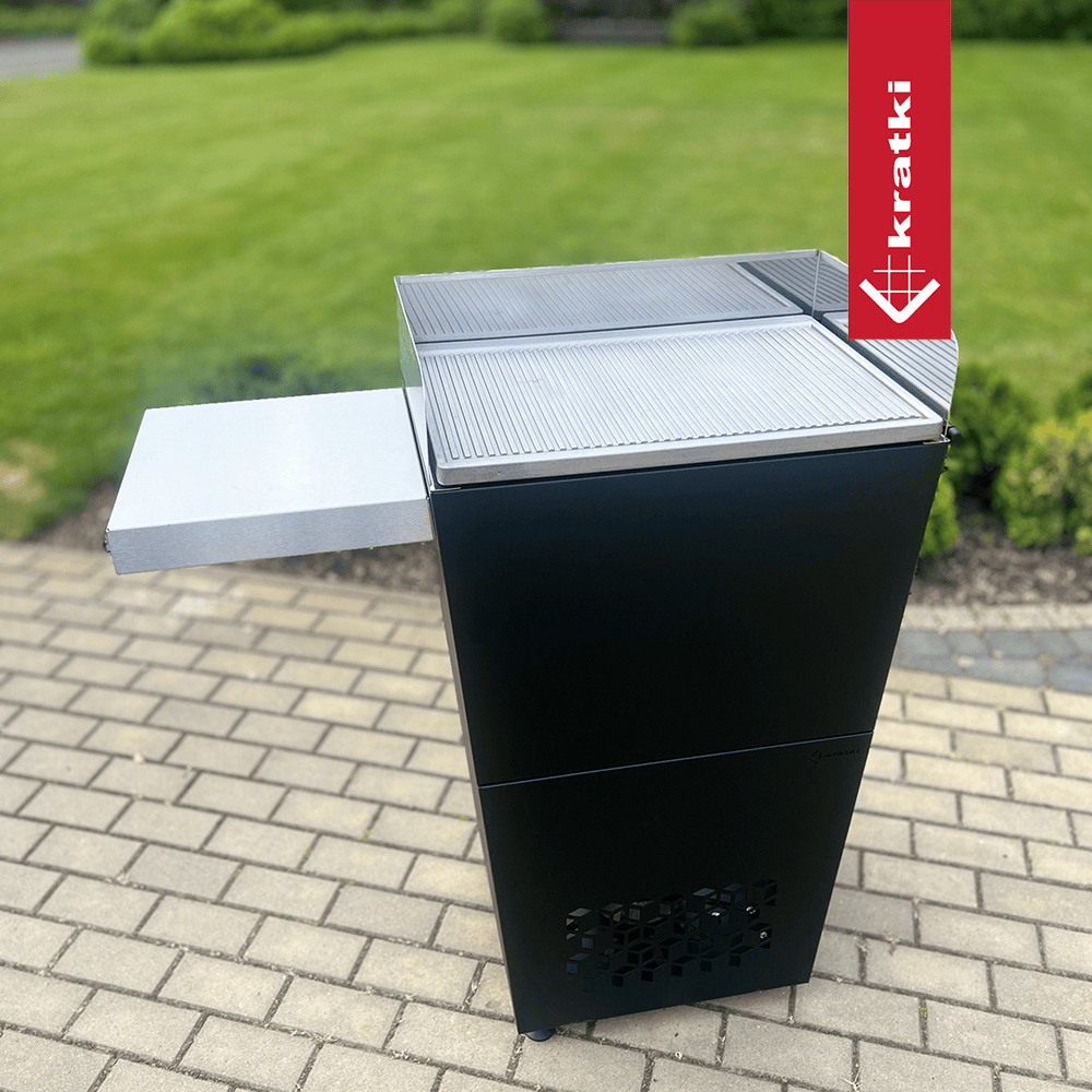 Kratki Festum 628 buitenbarbecue met metalen zijtafel