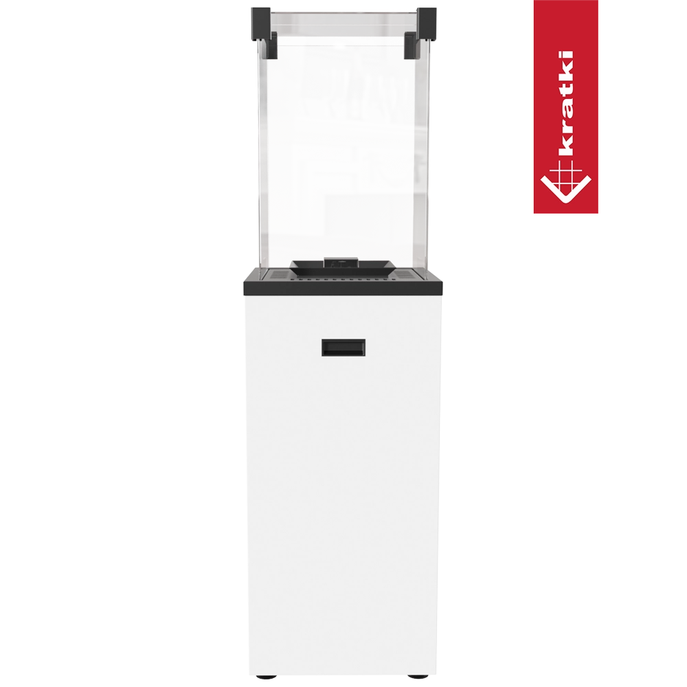 Kratki Patio Slim terrasheater met wit en zwart hoog model