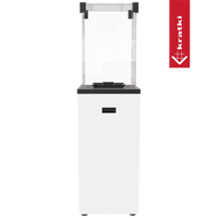 Kratki Patio Slim terrasheater met wit en zwart hoog model
