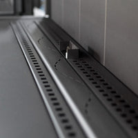 Kratki Leo 100 inbouwhaard met zwarte ventilatieroosters