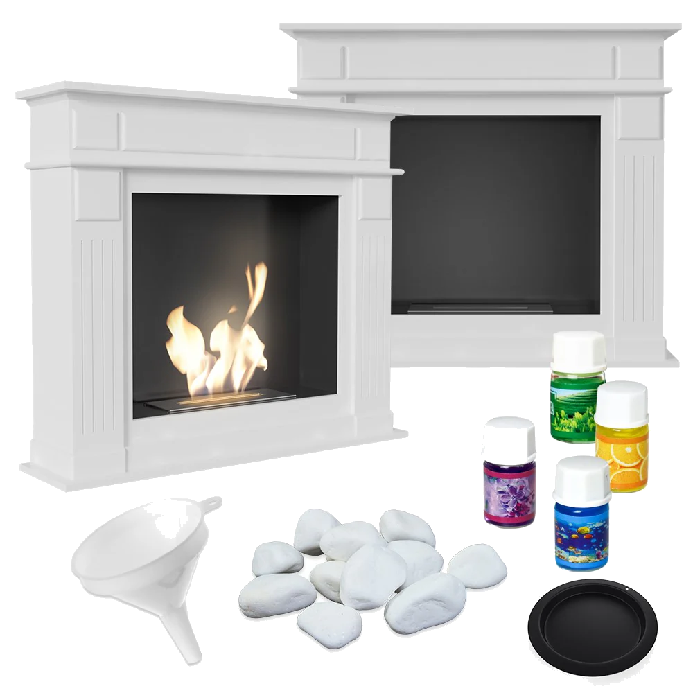 Kratki November biohaard met decoratieve stenen, trechter en geurflessen