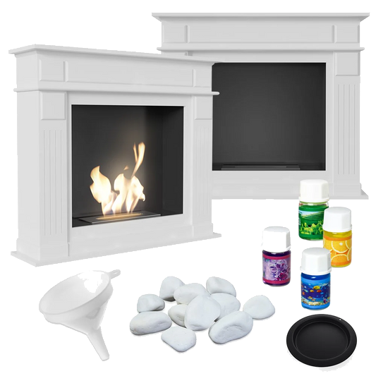 Kratki November biohaard met decoratieve stenen, trechter en geurflessen
