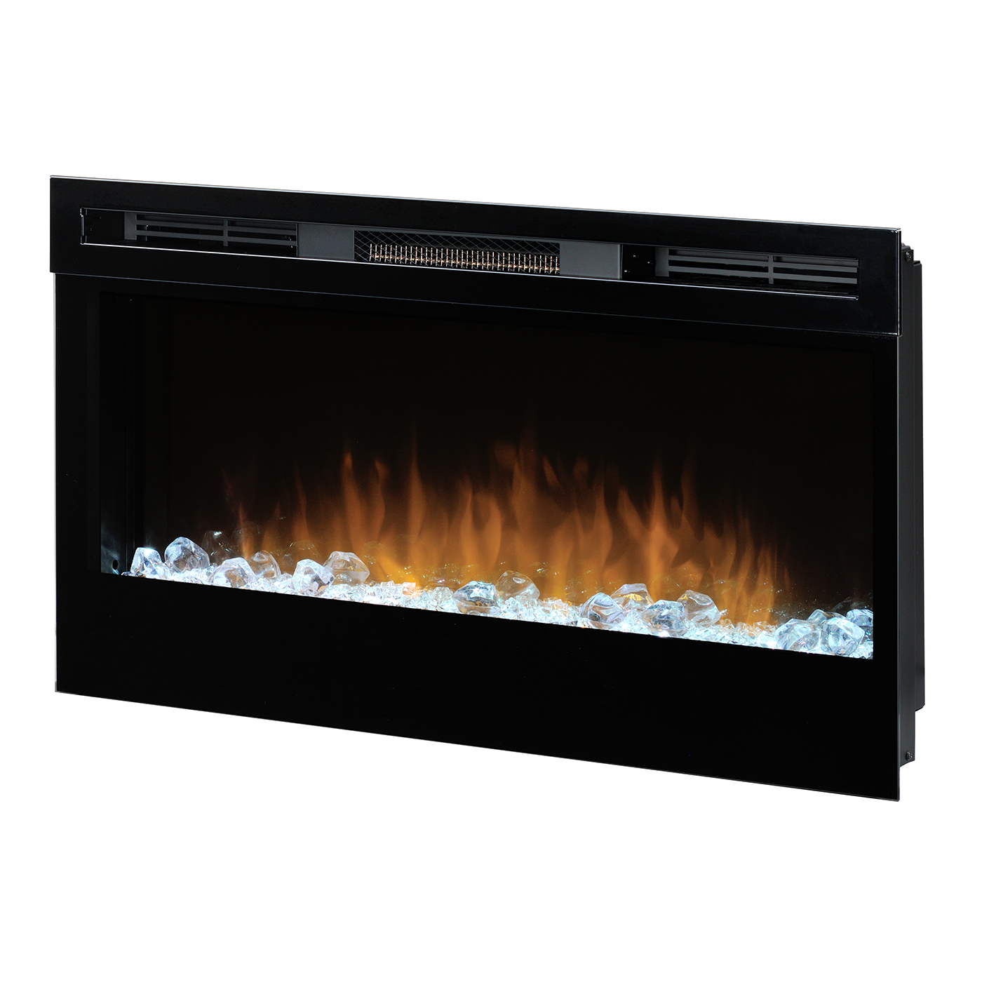 Dimplex Prism 34'' elektrische haard met vlammen en glaskristallen