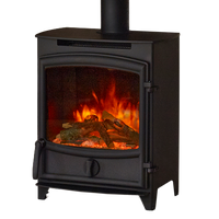 Charlton & Jenrick Fireline FX elektrische kachel met gebogen deur en vlammen