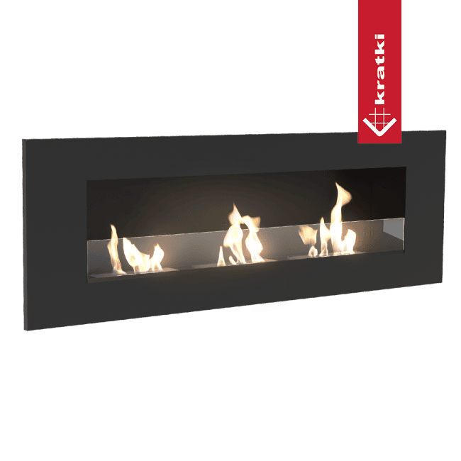 Kratki Delta3 wandhaard met zichtbare vlammen