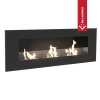Kratki Delta3 wandhaard met zichtbare vlammen