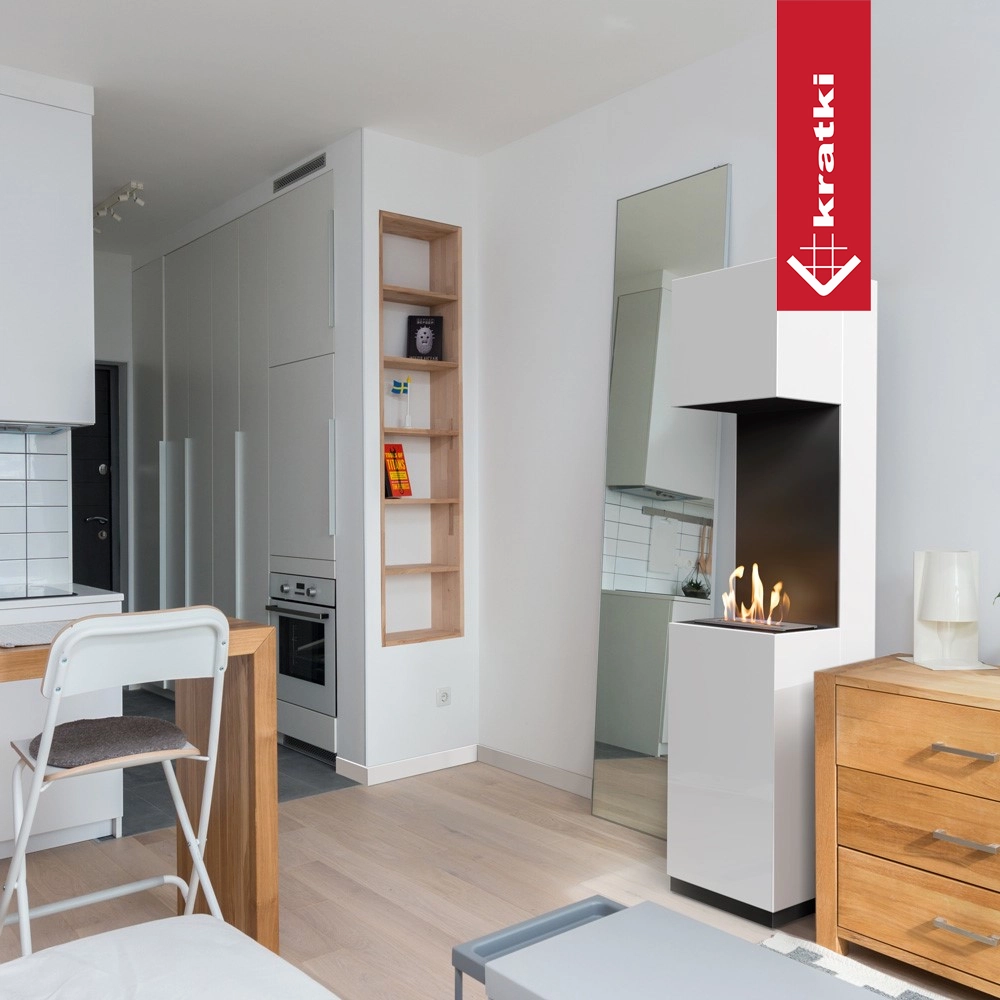 Kratki Sierra in moderne keuken met vlammen