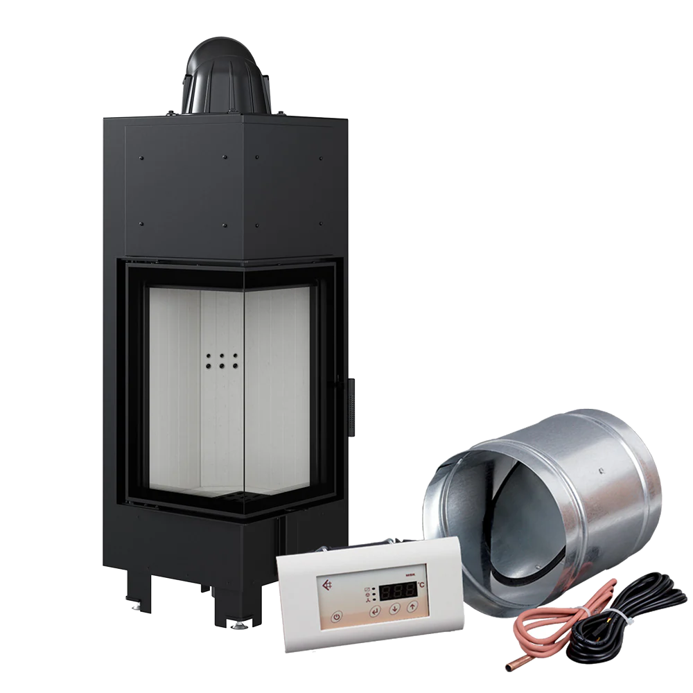 Kratki MBN 680 inzethaard met zilveren ventilator en bediening