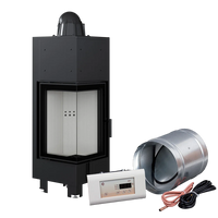 Kratki MBN 680 inzethaard met zilveren ventilator en bediening