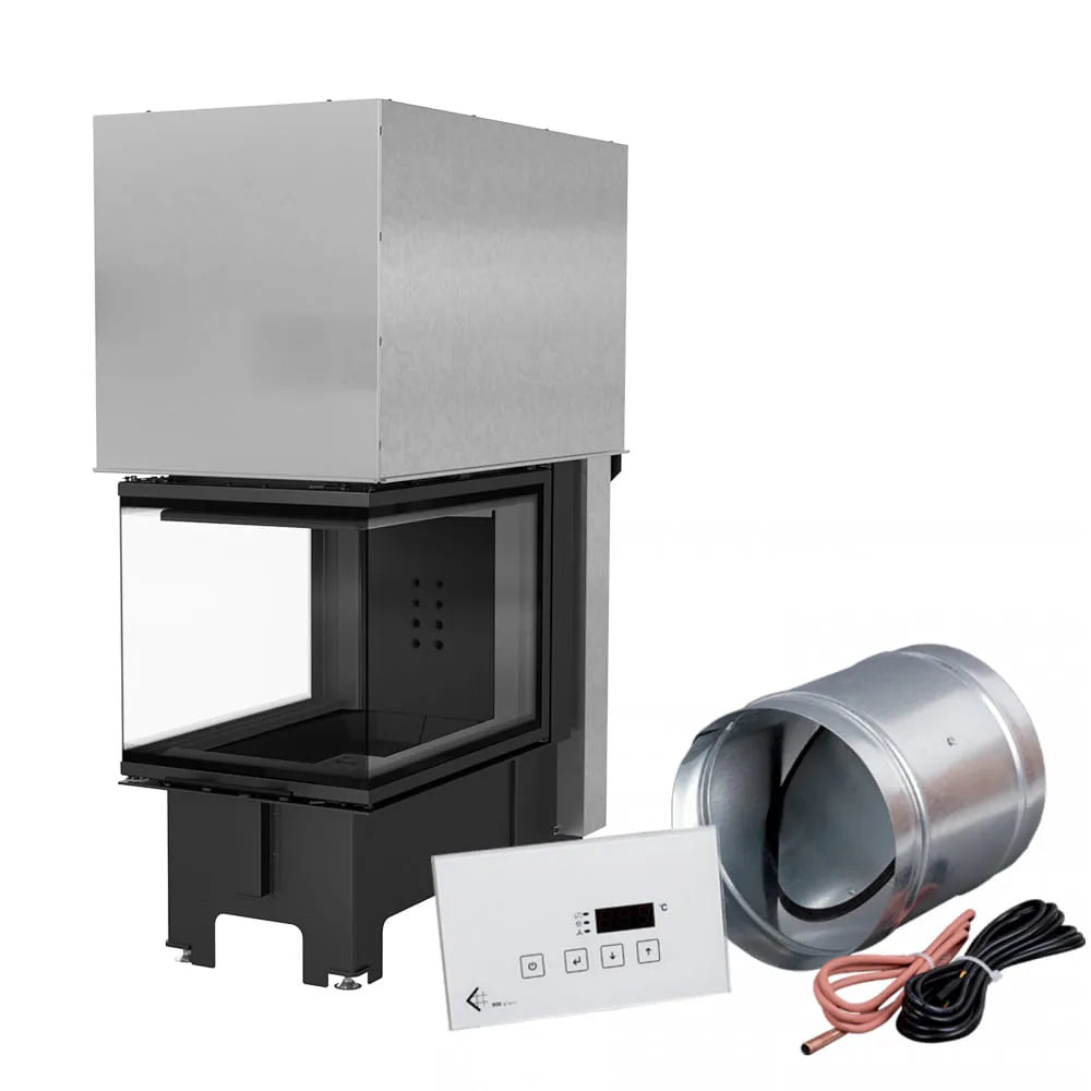 Kratki NBU 500/700 hoekhaard met bedieningspaneel en ventilatie-accessoires.