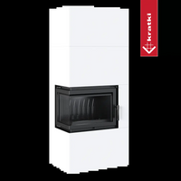Kratki Simple Box in witte omkasting met zwarte haarddeur