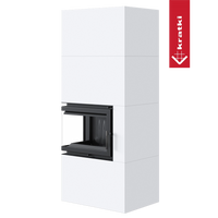 Kratki Simple Box in witte omkasting met zwart haardraam