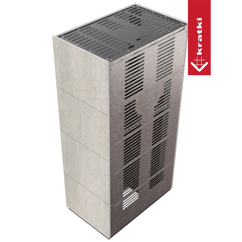 Kratki Floki Box ventilatie-unit in metalen behuizing