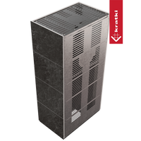 Kratki Floki Box in metalen omkasting met zwarte zijpanelen
