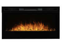 Dimplex Prism 34'' elektrische haard met vlammen en zwarte omlijsting