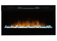 Dimplex Prism 34'' elektrische haard met vlammen en glasstenen
