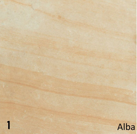 Arizona schouw in beige Alba-steenstructuur