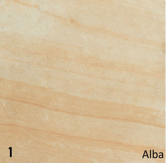 Arizona schouw in beige Alba-steenstructuur