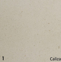 Schouw Stein Caliza, beige natuursteen textuur met fijne spikkels